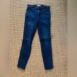 10” high rise skinny Jean Madewell stretchy